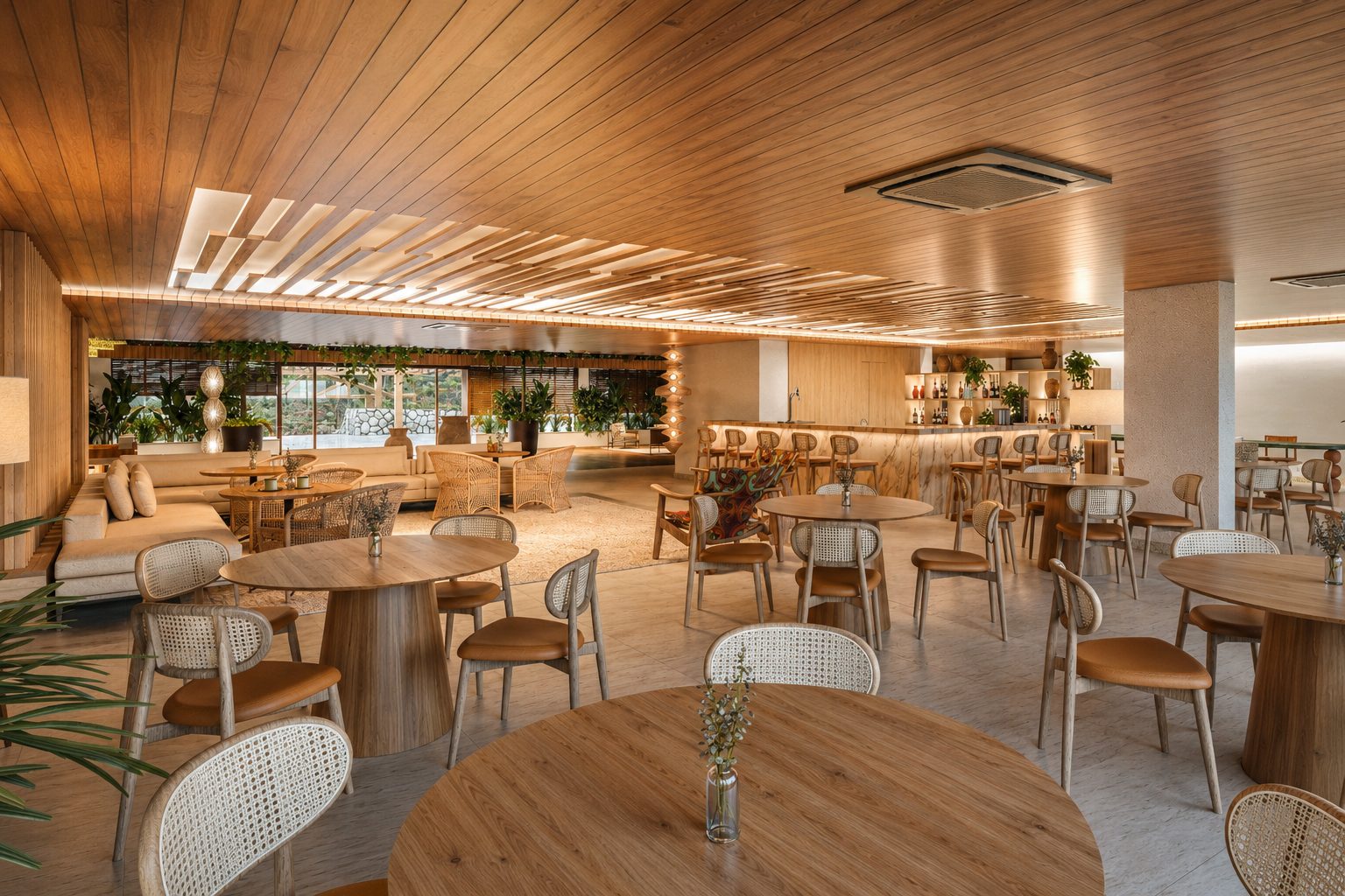 Salão do Jasmim Manga, lobby bar do Ohana Beach Park Resort